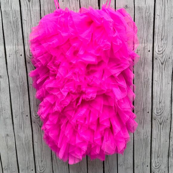 NWT Fashion Nova Pink Dreams Tulle Mini Dress Size Small - Picture 5 of 7